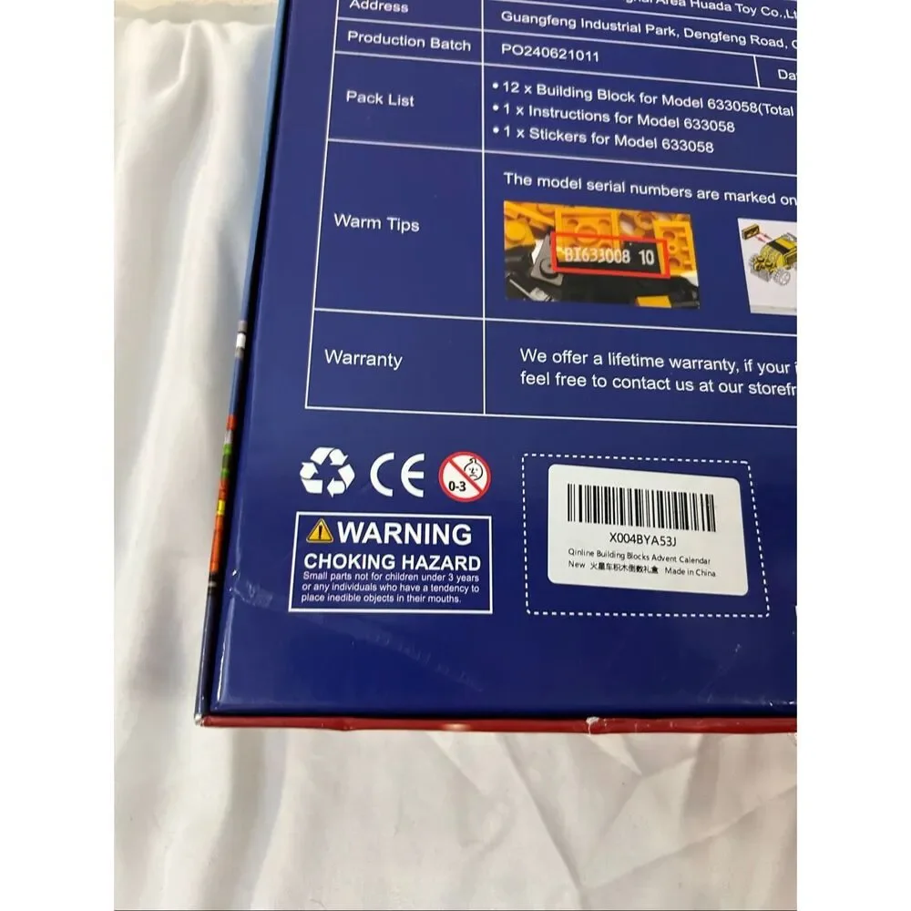Space Blocks‎ Christmas Advent Calendar Merry Christmas 6+ new